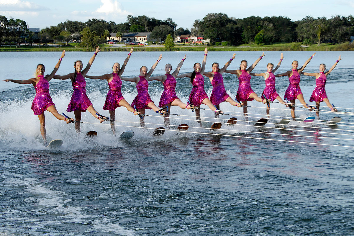 Southern Regional tournament action on Lake Silver